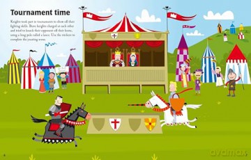 Knights and Castles Sticker Book (Sticker Books) - Lucy Bowman [KSIĄŻKA]