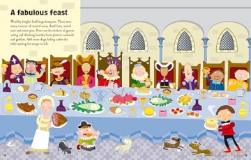 Knights and Castles Sticker Book (Sticker Books) - Lucy Bowman [KSIĄŻKA]
