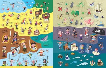 Pirate Sticker Book (Sticker Books) - Fiona Watt [KSIĄŻKA]