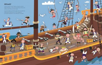 Pirate Sticker Book (Sticker Books) - Fiona Watt [KSIĄŻKA]