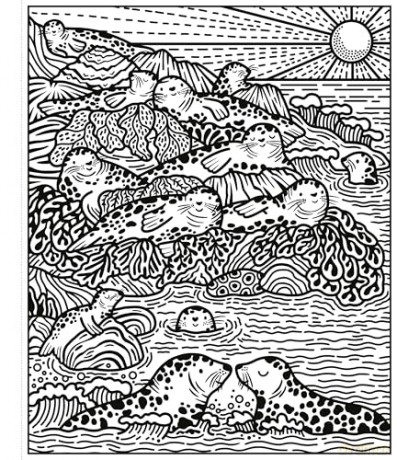 Seashore Magic Painting Book (Magic Painting Books) - Lizzie Cope [KSIĄŻKA]
