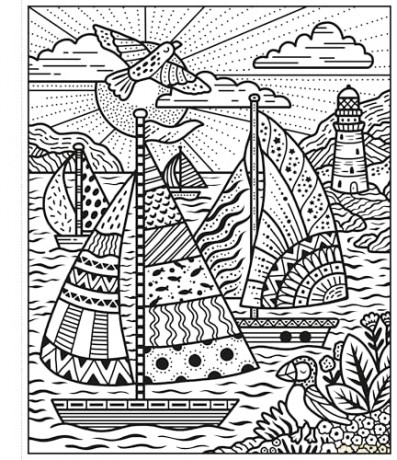 Seashore Magic Painting Book (Magic Painting Books) - Lizzie Cope [KSIĄŻKA]