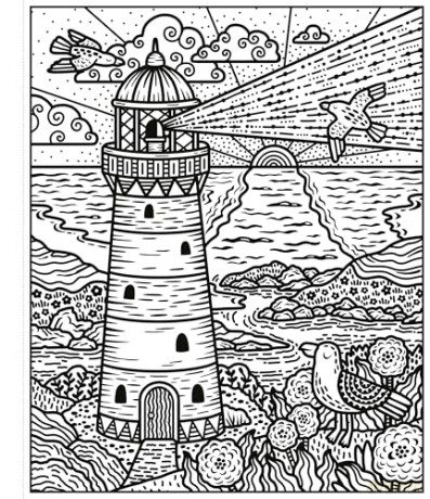 Seashore Magic Painting Book (Magic Painting Books) - Lizzie Cope [KSIĄŻKA]