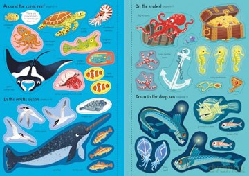 Sparkly Sea Creatures Sticker Book (Sparkly Sticker Books) - Holly Bathie [KSIĄŻKA]