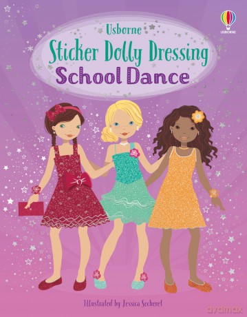 Sticker Dolly Dressing School Dance - Fiona Watt [KSIĄŻKA]