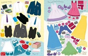 Sticker Dolly Dressing School Dance - Fiona Watt [KSIĄŻKA]