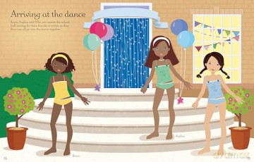 Sticker Dolly Dressing School Dance - Fiona Watt [KSIĄŻKA]