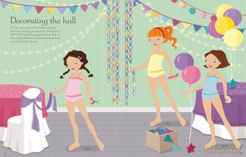 Sticker Dolly Dressing School Dance - Fiona Watt [KSIĄŻKA]