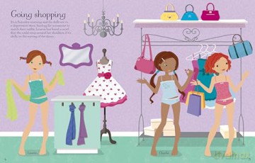 Sticker Dolly Dressing School Dance - Fiona Watt [KSIĄŻKA]