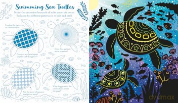 Usborne Scratch Activities Under the Sea: Explore an Underwater World of Colourful Creatures in this children's book full of Interactive Designs and Puzzles - Rosie Dickins [KSIĄŻKA]