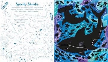 Usborne Scratch Activities Under the Sea: Explore an Underwater World of Colourful Creatures in this children's book full of Interactive Designs and Puzzles - Rosie Dickins [KSIĄŻKA]