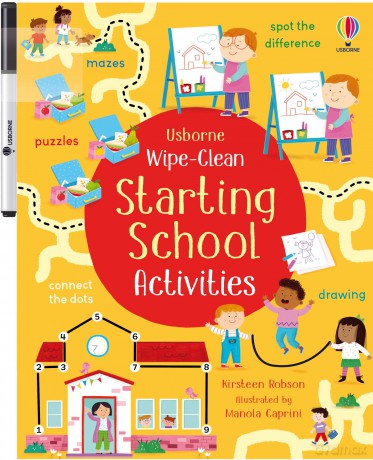 Wipe-Clean Starting School Activities (Wipe-clean Activities) - Kirsteen Robson [KSIĄŻKA]