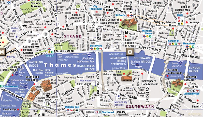 London Pop Up Map by VanDam (London Unfolds) 2025 edition: 14 - Stephan Van Dam [KSIĄŻKA]