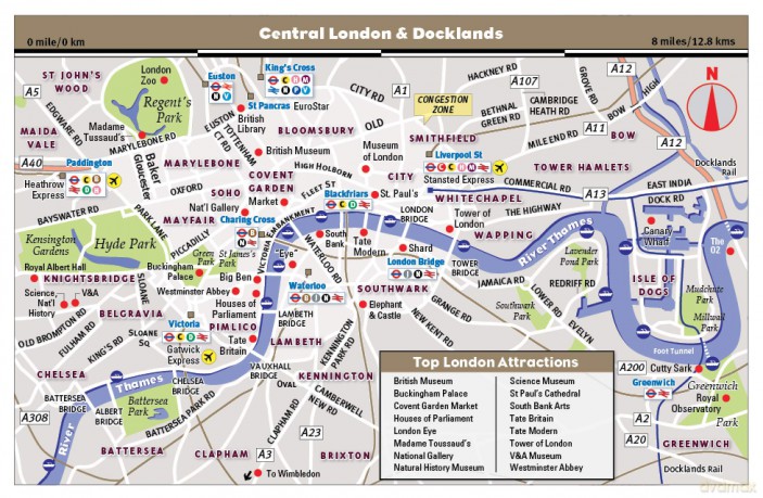 London Pop Up Map by VanDam (London Unfolds) 2025 edition: 14 - Stephan Van Dam [KSIĄŻKA]