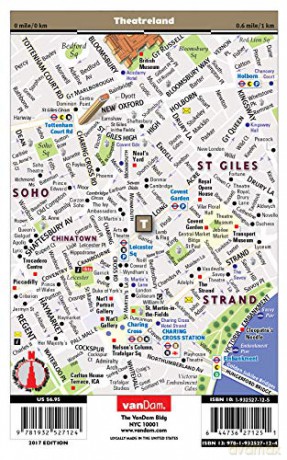 London Pop Up Map by VanDam (London Unfolds) 2025 edition: 14 - Stephan Van Dam [KSIĄŻKA]