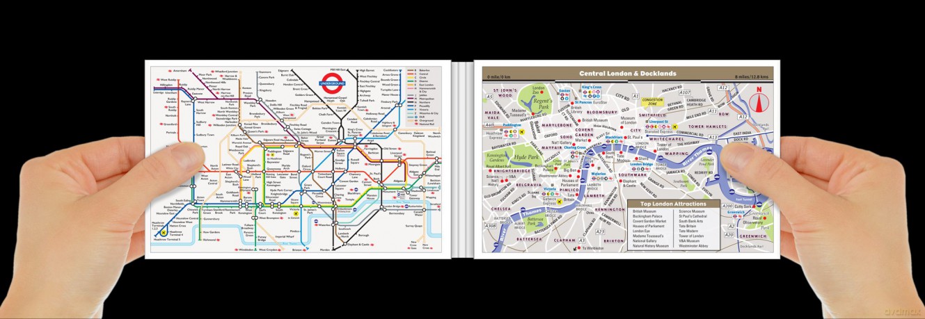 London Pop Up Map by VanDam (London Unfolds) 2025 edition: 14 - Stephan Van Dam [KSIĄŻKA]