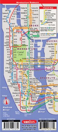 Van Dam Streetsmart New York City 5 Boro Map: Five Boro Edition - Stephan Van Dam [KSIĄŻKA]