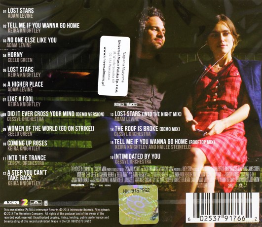 Begin Again soundtrack (Zacznijmy Od Nowa) [CD]
