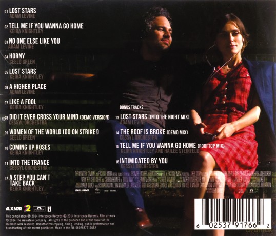 Begin Again soundtrack (Zacznijmy Od Nowa) [CD]