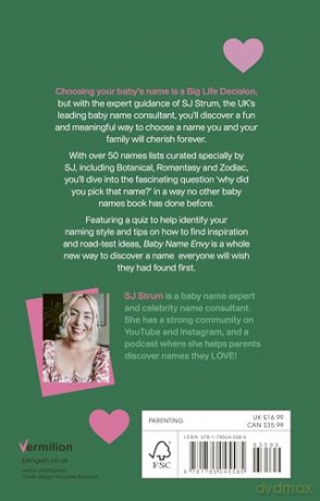 Baby Name Envy: The New Way to Choose a Baby Name You'll Love - SJ Strum [KSIĄŻKA]