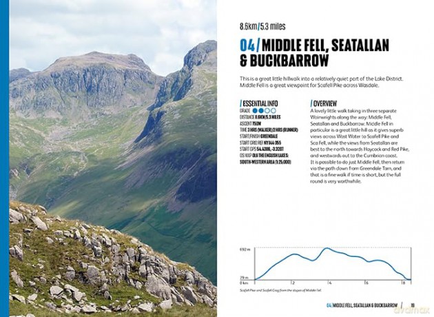 Mountain Walks Scafell Pike: 15 routes to enjoy on and around the Sca Fell range - Graham Uney [KSIĄŻKA]