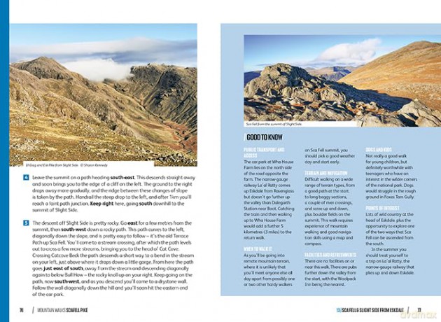Mountain Walks Scafell Pike: 15 routes to enjoy on and around the Sca Fell range - Graham Uney [KSIĄŻKA]