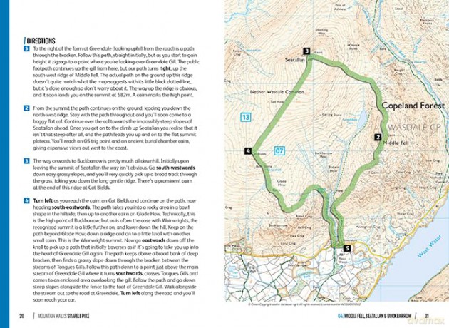 Mountain Walks Scafell Pike: 15 routes to enjoy on and around the Sca Fell range - Graham Uney [KSIĄŻKA]