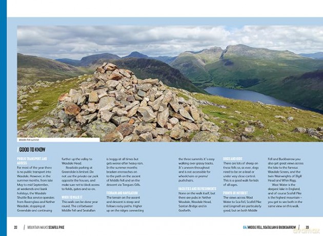 Mountain Walks Scafell Pike: 15 routes to enjoy on and around the Sca Fell range - Graham Uney [KSIĄŻKA]