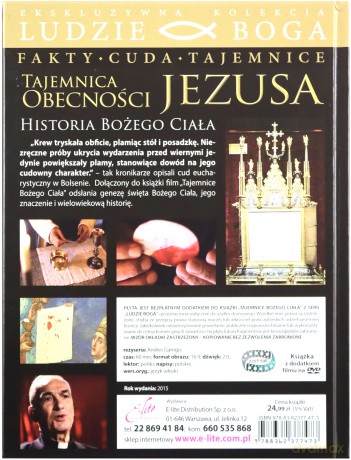 Tajemnica Obecności Jezusa (Ludzie Boga) (booklet) [DVD] 