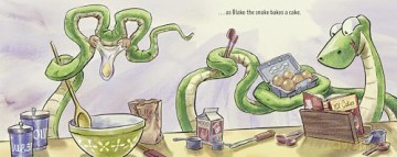 Blake the Snake Bakes a Cake - Amy Young [KSIĄŻKA]
