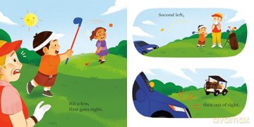 Golf Baby (A Sports Baby Book) - Diane Adams [KSIĄŻKA]