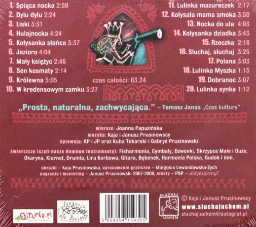 Kaja i Janusz Prusinowscy: Kołysała mama smoka (digipack) [CD]