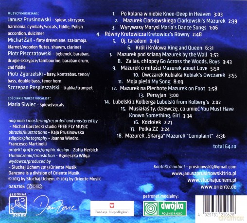 Janusz Prusinowski Trio: Po kolana w niebie (knee-deep in heaven) (digipack) [CD]