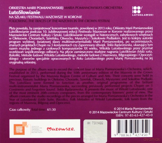 Orkiestra Marii Pomianowskiej: Lutosłowianie (digipack) [CD]