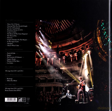 Steve Hackett: Genesis Revisited - Live At The Royal Albert Hall [2CD]+[2DVD]+[Blu-Ray]