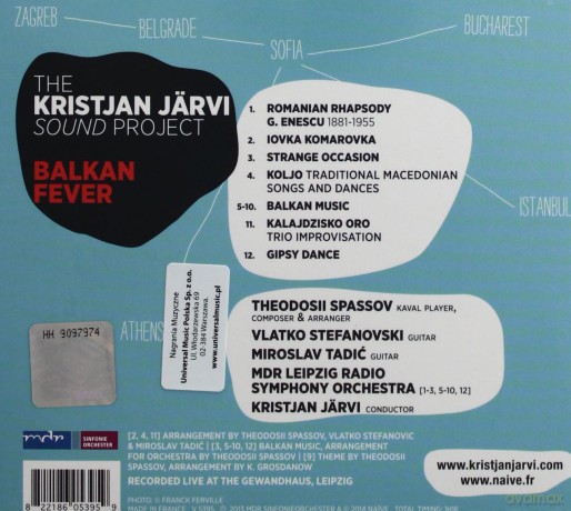 Kristjan Jarvi: Balkan Fever [CD]