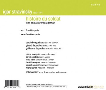 Shlomo Mintz: Stravinsky Histoire Du Soldat [CD]