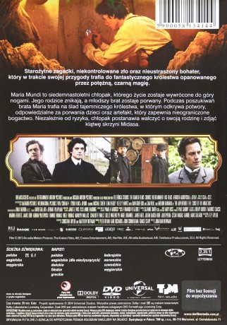 Poszukiwacz przygód: klątwa skrzyni Midasa [DVD]