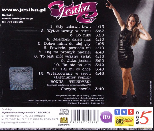 Jesika: Wytatuowany W Sercu [CD]