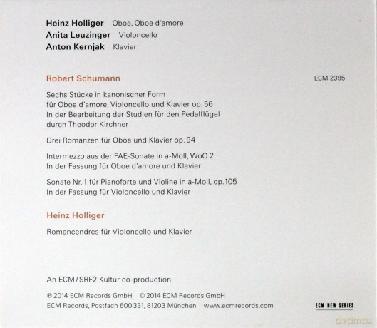 Heinz Holliger: Aschenmusik [CD]