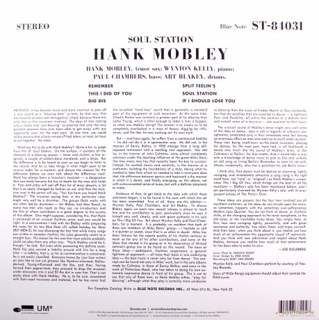 Hank Mobley: Soul Station [Winyl]