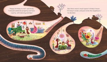 Ant Party: A funny picture book and birthday present for children aged 3-7 written by Ross Montgomery, winner of the Waterstones Children's Book of the Year 2024 and a New York Times bestseller - Ross Montgomery [KSIĄŻKA]