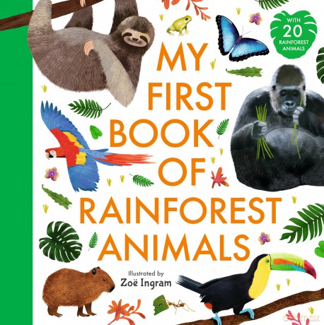 My First Book of Rainforest Animals (Zoe Ingram's My First Book of...) - Zoë Ingram [KSIĄŻKA]