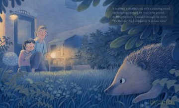 The Night of the Hedgehog: A magical father-daughter adventure for 3-7 year olds, the perfect story to share with Dad - Tanya Rosie [KSIĄŻKA]