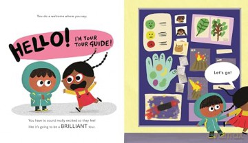 The Tour at School: A reassuring (and funny!) guide for anxious children starting at a new school or nursery - Katie Clapham [KSIĄŻKA]