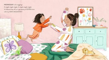 Wednesday Is for Wiggling: A fun days-of-the-week picture book for children with separated parents. (We're Going on a Bear Hunt) - Eva Wong Nava [KSIĄŻKA]
