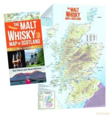 The MALT WHISKY MAP OF SCOTLAND: Folded Map - Neil Wilson [KSIĄŻKA]