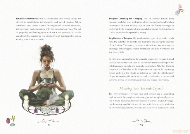 A Tea Witch's Crystal Brews: Empowering the Magick of Tea with Crystal Grids - S. M. Harlow [KSIĄŻKA]