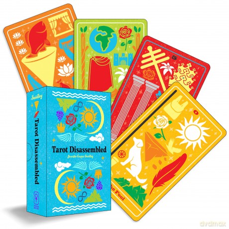 Tarot Disassembled: (78 Full-Color Cards) - Jennifer Cooper Steidley [KSIĄŻKA]