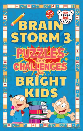 Brain Storm 3: Puzzles and Challenges for Smart Kids - Red Panda [KSIĄŻKA]